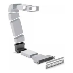 Kit installazione OnBoard H6 con filtro odori cera FRAME Nero KTFOBH6F