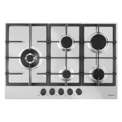 Piano cottura gas 5 zone PROFESSIONAL PC75 Inox (75cm)