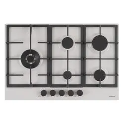 Piano cottura gas 5 zone PROFESSIONAL PC75 New Alumina (75cm)