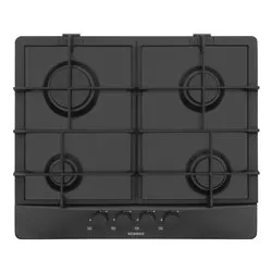 Piano cottura gas 4 zone PRIMUS PC60 Matte black (60cm)