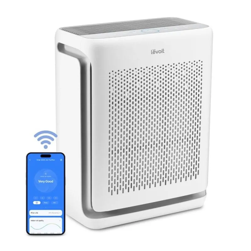 Purificatore aria Levoit Vital 200S Pro True HEPA WiFi Sensore PM2.5 416 m3/h Bianco