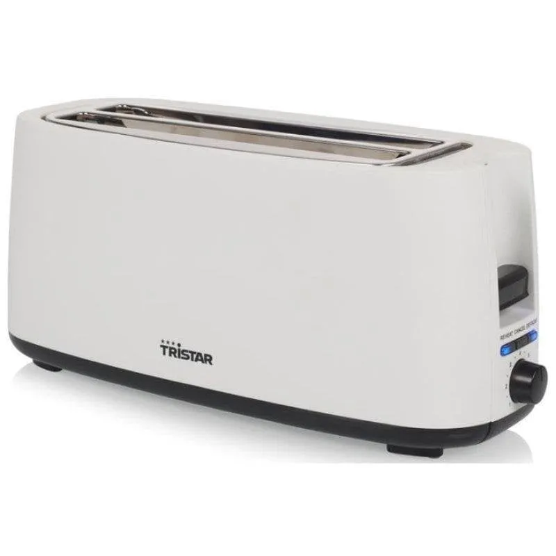 Tostapane Tristar BR-1057 2 Fessure Lunghe 1400W 7 Livelli Bianco