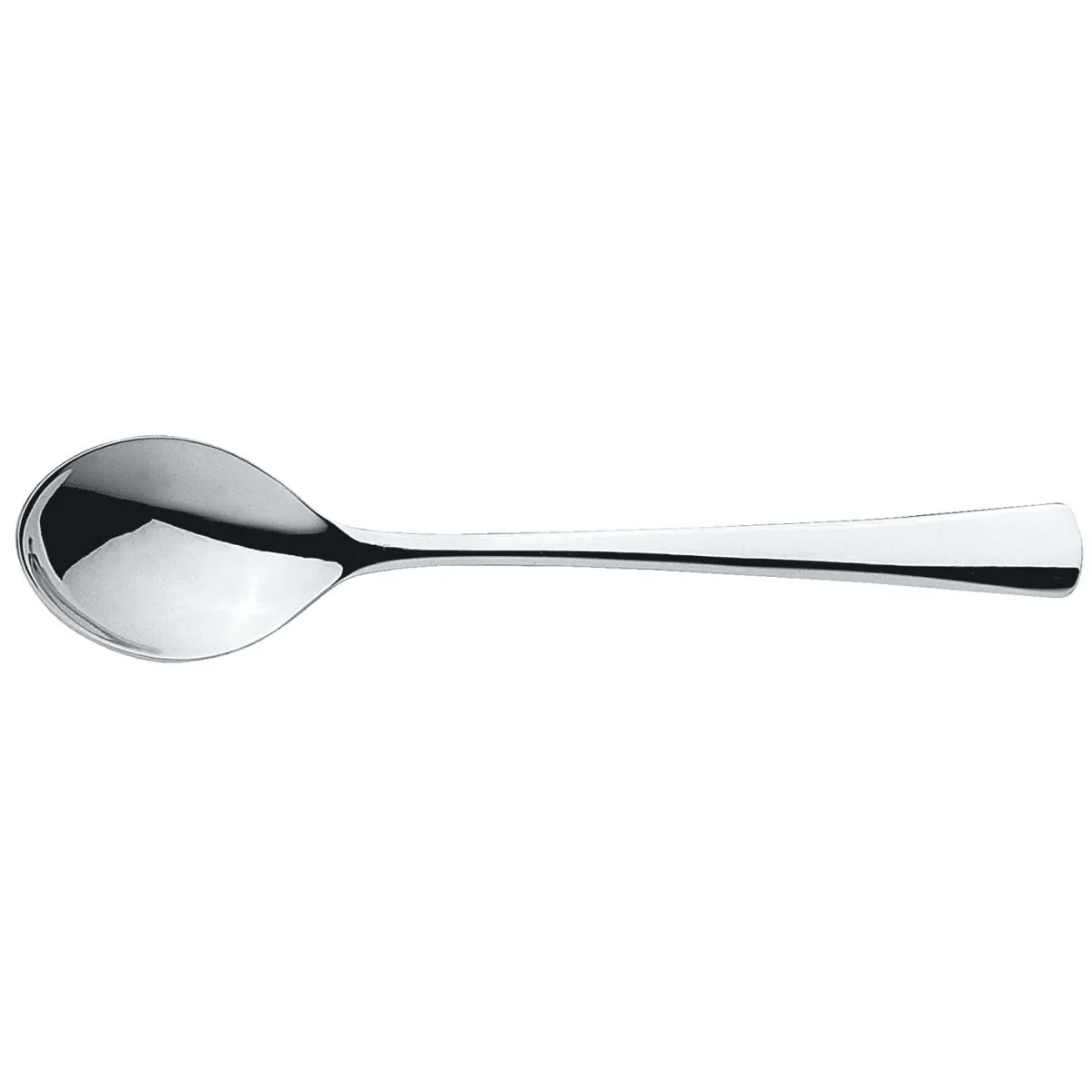 12x PULSIVA Cucchiaino tè Linz; 14 cm (L); argento, manico argento; 12 pz. / Pacco