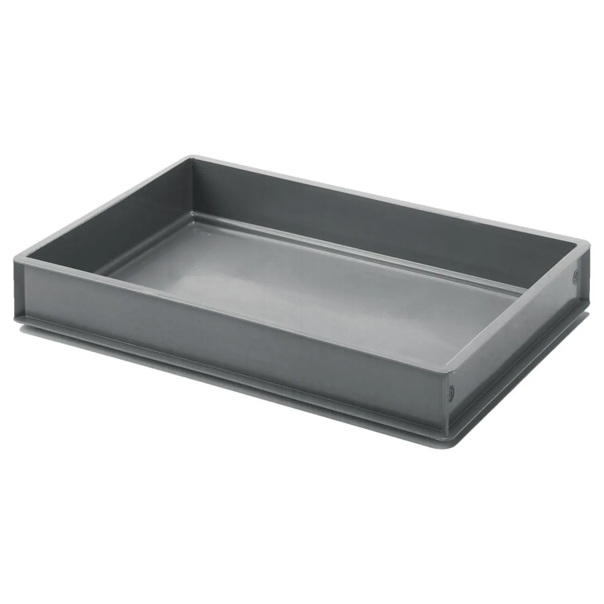 Ringoplast Contenitori impilabili EURO chiusi; 60x40x9.1 cm (LxLxH); grigio