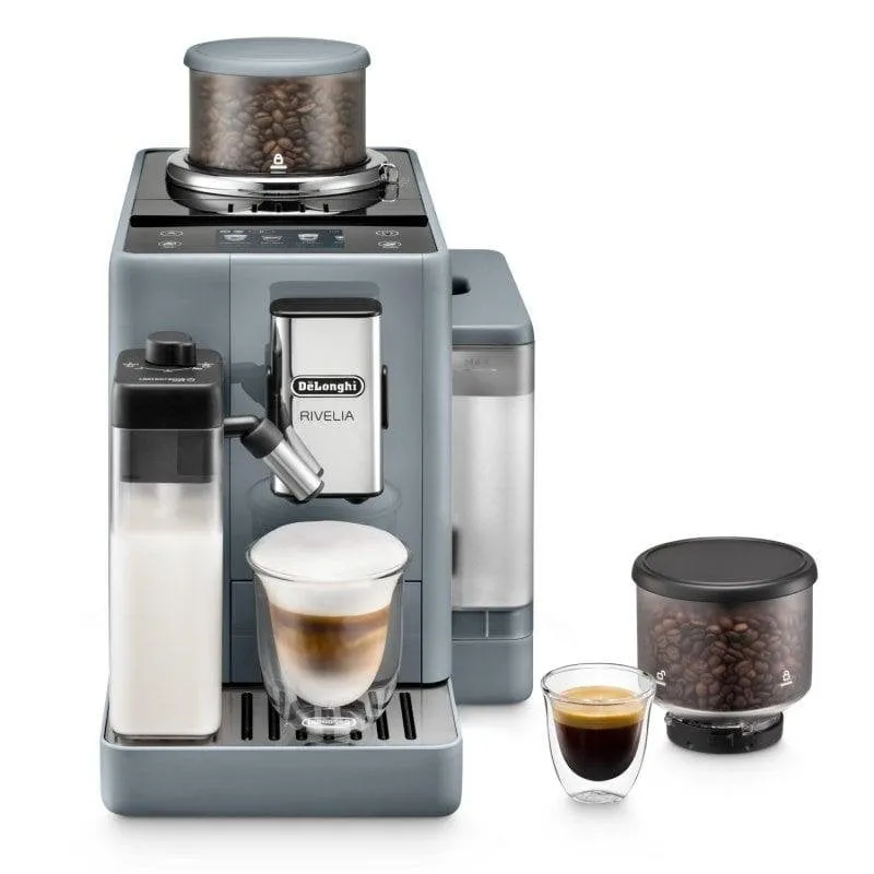Caffettiera Superautomatica DeLonghi Rivelia 1,4L 19 bar con montalatte e macinacaffè integrato