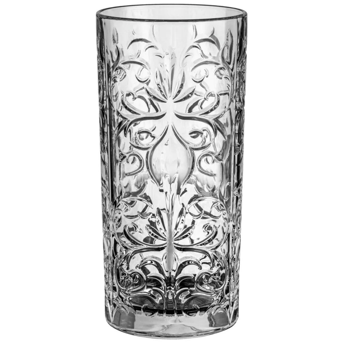 6x RCR Tumbler alto Tattoo; 370 ml, 7x15 cm (ØxH); trasparente; 6 pz. / Pacco