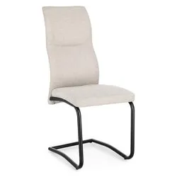 THELMA Sedia Nero e Beige