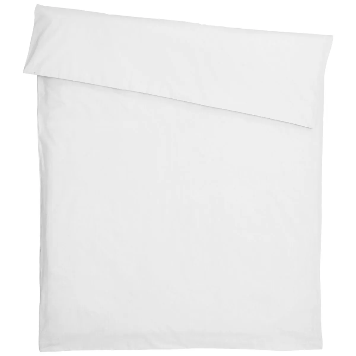 10x ERWIN M. Copripiumino in confezione risparmio Sienna; 155x220 cm (LxL); bianco; 10 pz. / Pacco