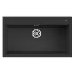 Lavello 1 vasca (86x51cm) Flow Pro BEST 360 Black edition Opaco LGB36040BKM