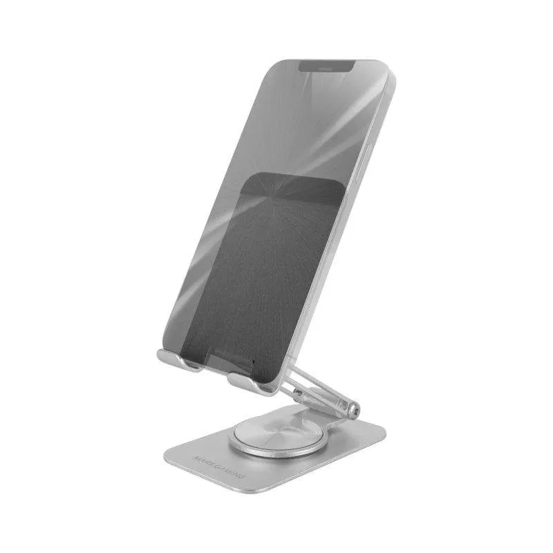 Supporto smartphone Mars Gaming MA-RSS alluminio pieghevole 360° grigio argento
