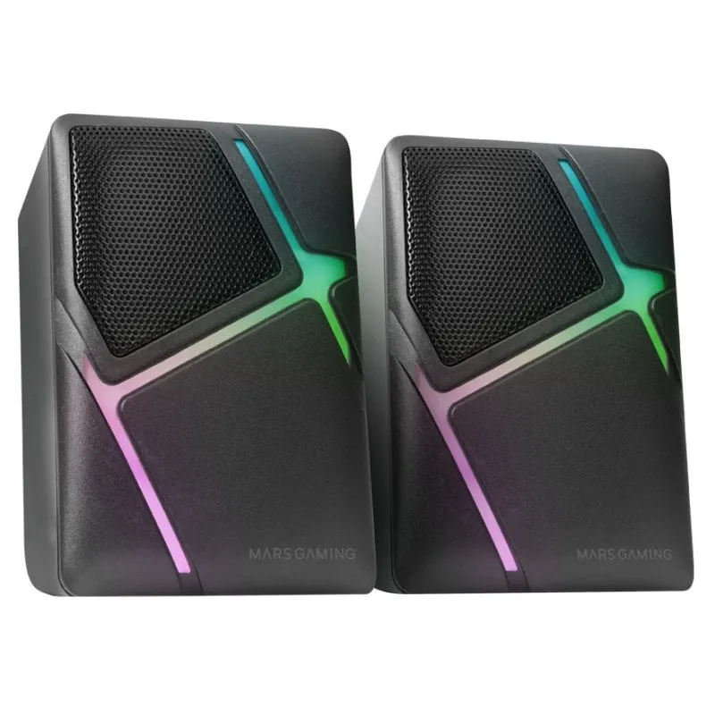 Altoparlanti Mars Gaming MS-H compatti RGB 10 W Nero