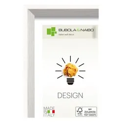 Cornice legno (10x15cm) DESIGN OLINDA Bianco 7105 10 03