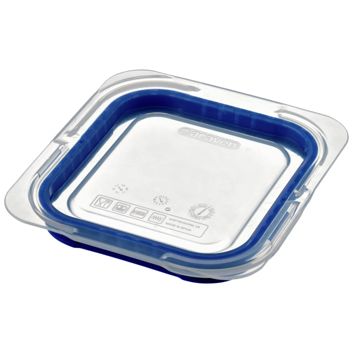 Araven Coperchio ermetico GN 1/6; GN 1/6, 17.6x16.2 cm (LxL); trasparente; rettangolare
