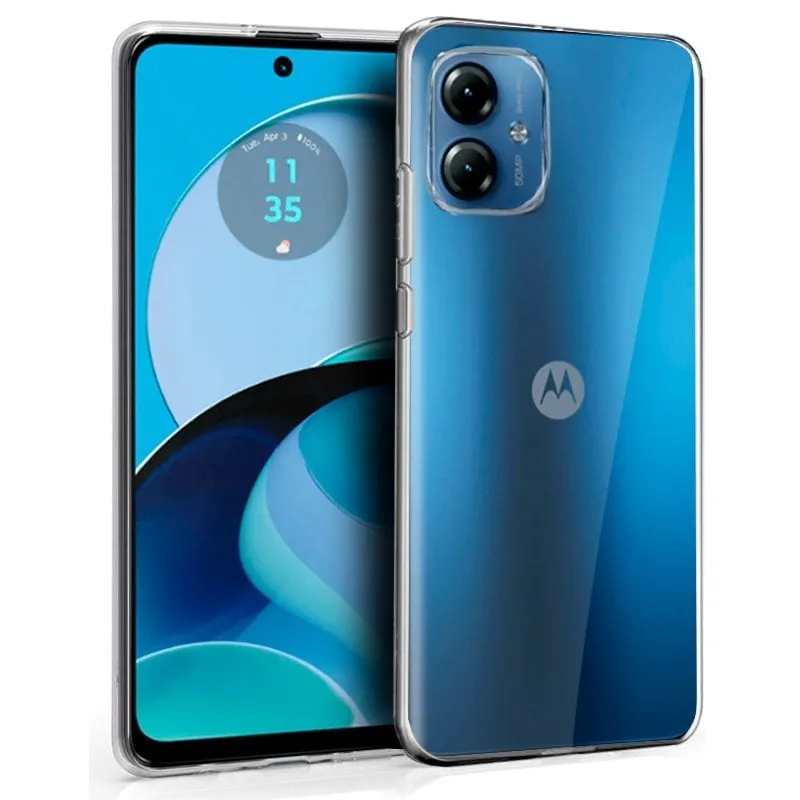 Fantastica custodia in silicone trasparente per Motorola Moto G14