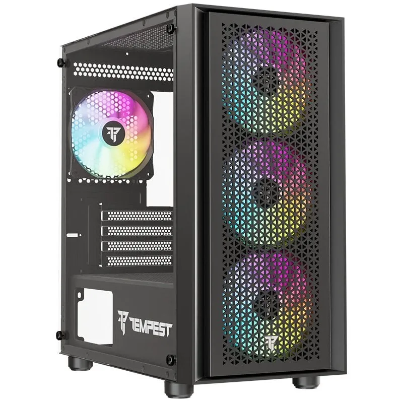 Tempest Airflow Rampart ARGB M-ATX Nero