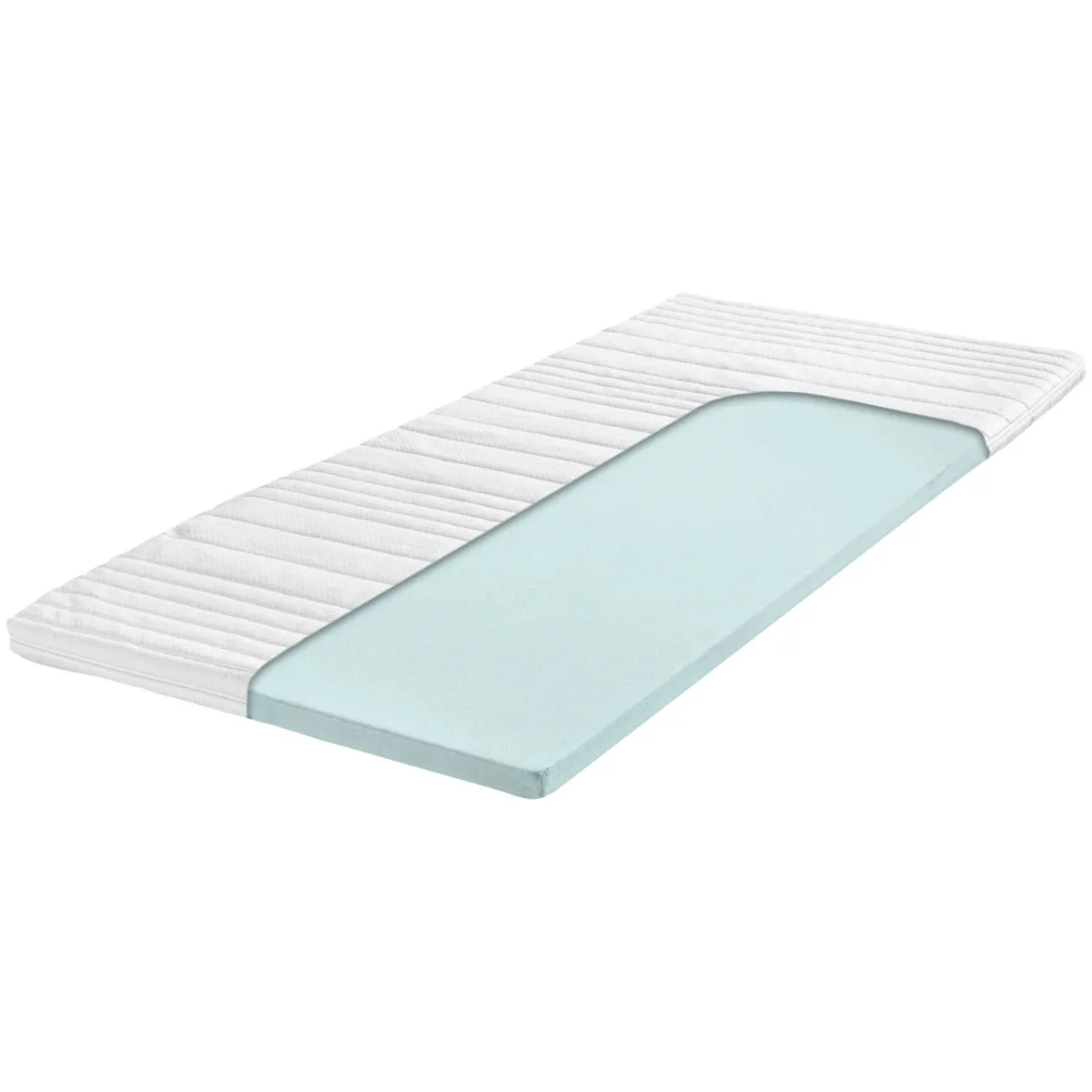 PULSIVA Topper Comfy; 160x200x6 cm (LxLxH); bianco