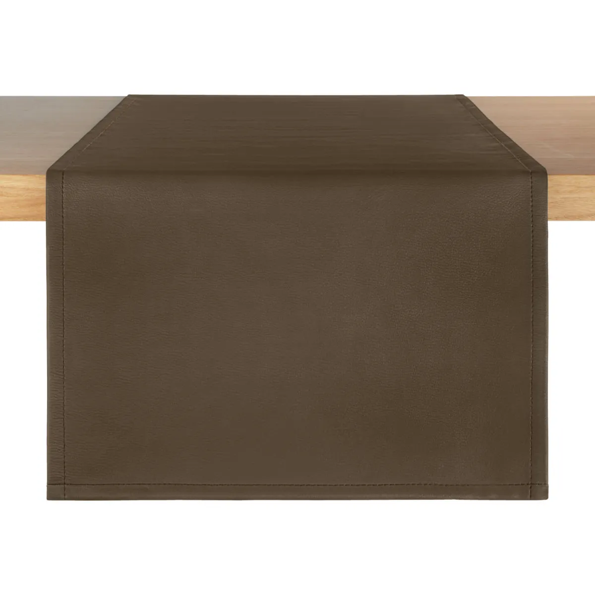 ERWIN M. Runner tavola Emporio; 40x130 cm (LxL); marrone; rettangolare