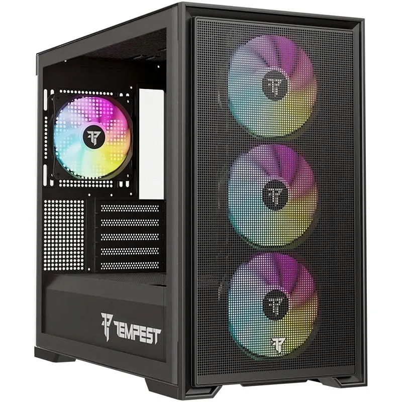 Tempest Airflow Stronghold ARGB M-ATX Nero