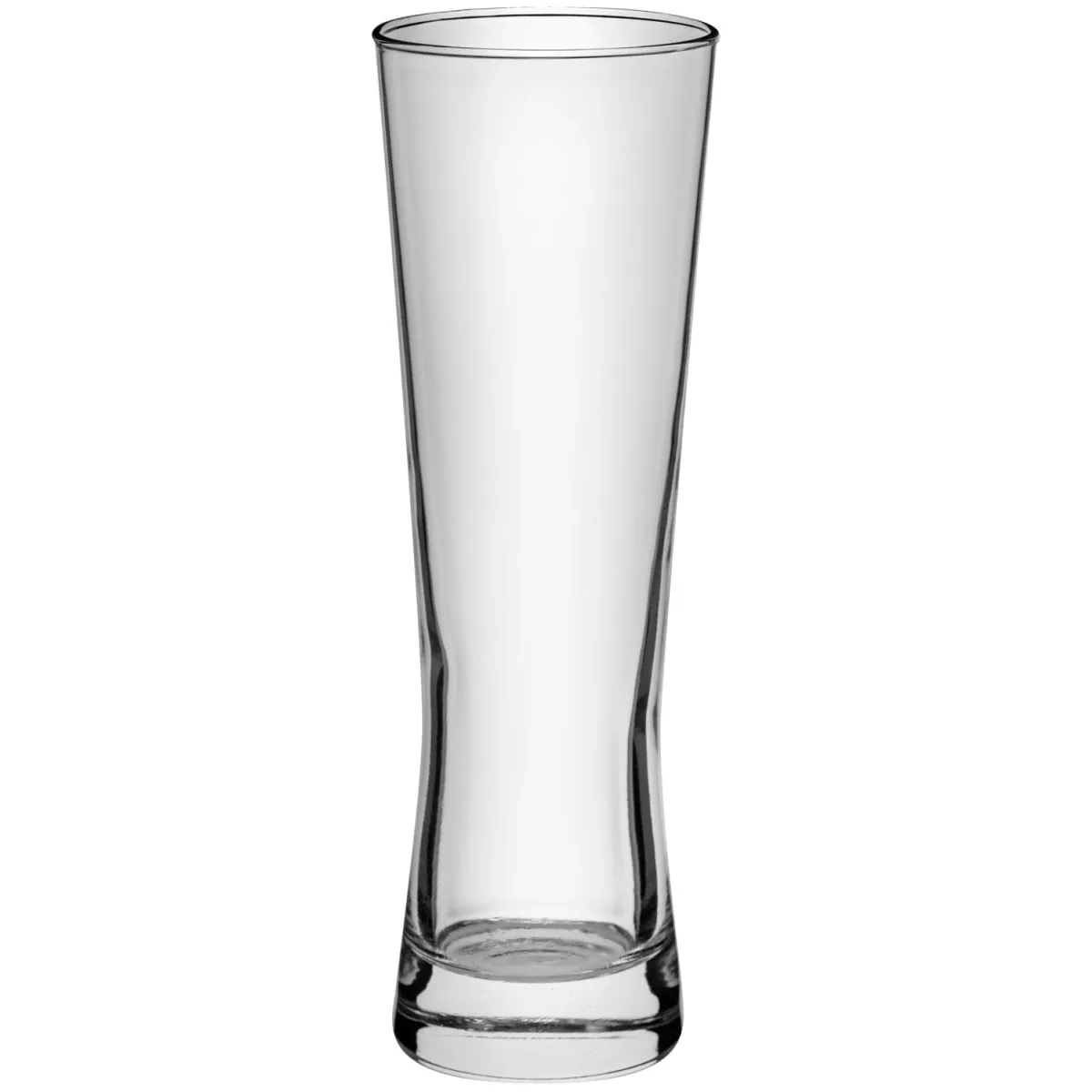 6x Borgonovo Bicchiere da Weizen Monaco con marcatura; 385 ml, 6.8x20.7 cm (ØxH); trasparente; 0.3 l Segno di riempimento, 6 pz. / Pacco