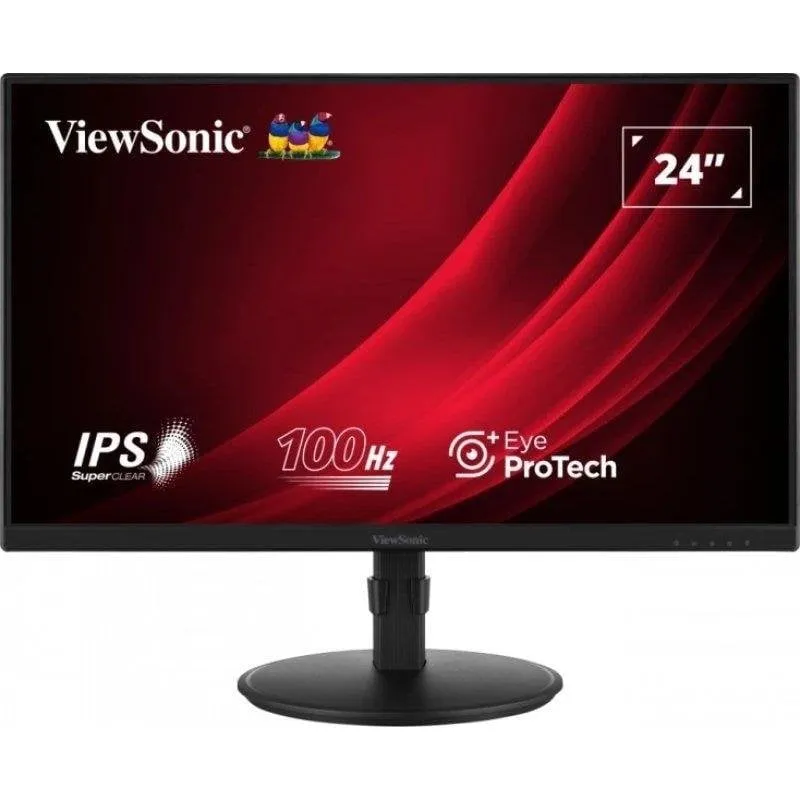 Monitor PC Viewsonic VG2408A 24" FullHD 100Hz IPS Altoparlanti VESA 5ms