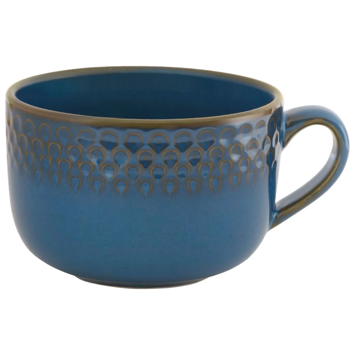 4x VEGA Tazza cappuccino Aranda; 350 ml, 10x7 cm (ØxH); blu; 4 pz. / Pacco