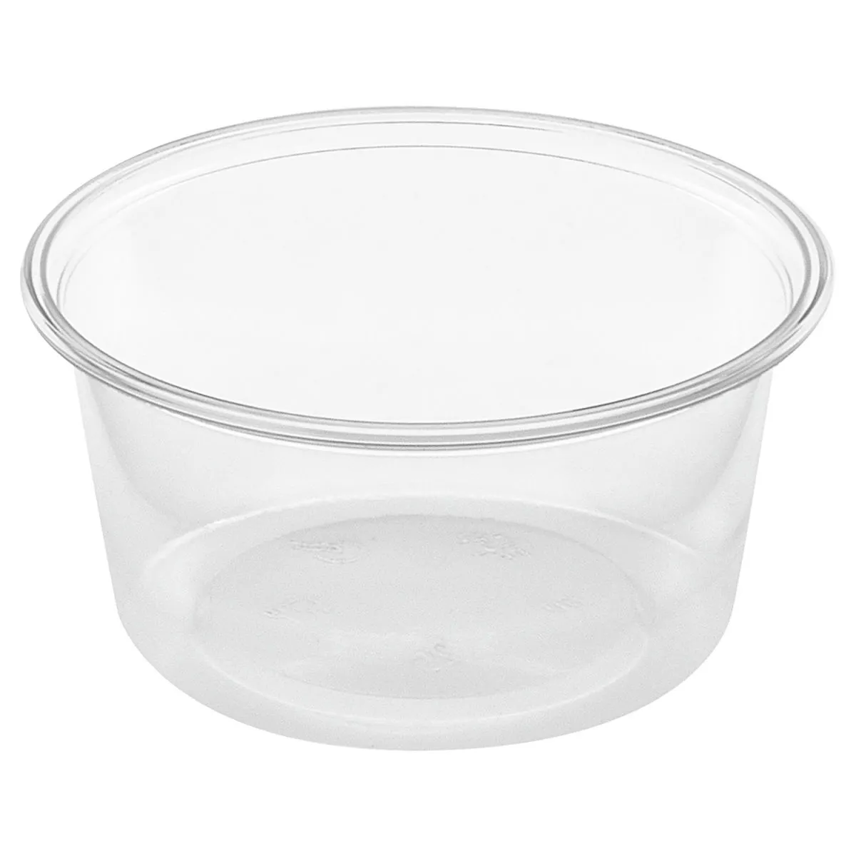 50x WIMEX Ciotola per salse e intingoli; 80 ml, 7x3.5 cm (ØxH); trasparente; 50 pz. / Pacco