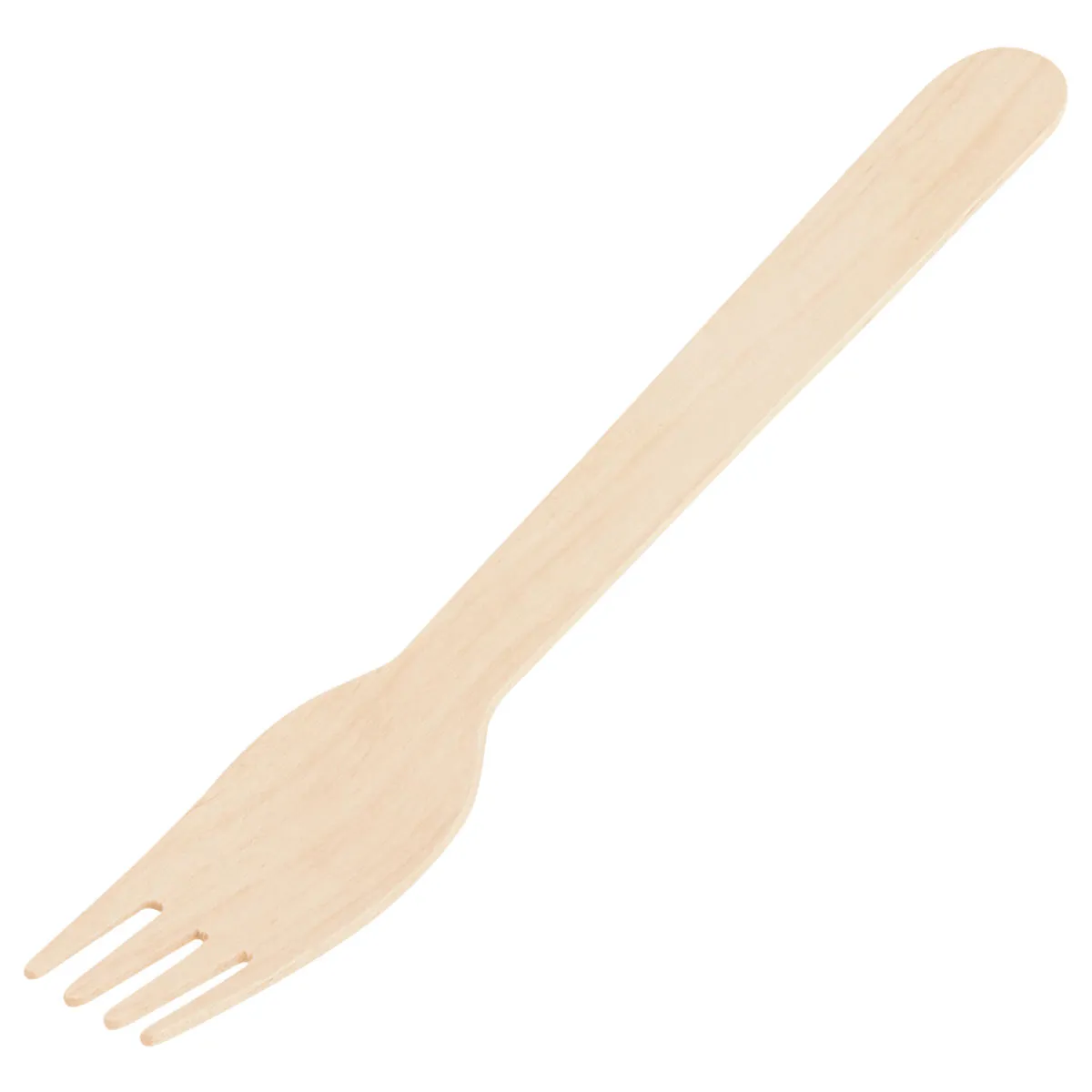 100x WIMEX Forchetta monouso Betulla; 16 cm (L); marrone; 100 pz. / Pacco