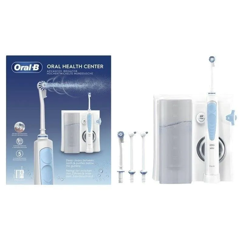 Idropulsori Oral-B OxyJet Tecnologia Microbolle Intensità Regolabile 4 Ugelli