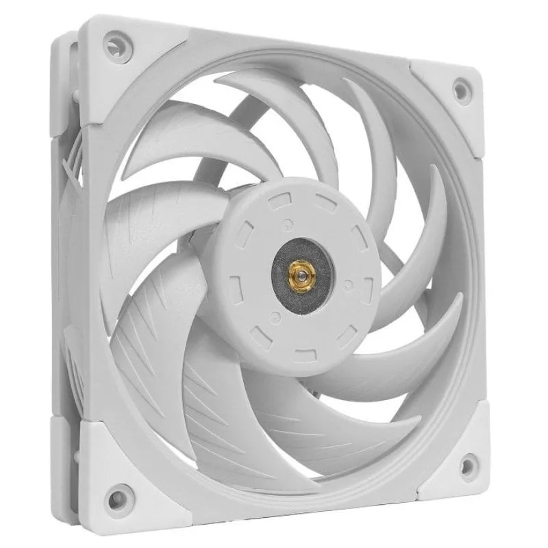 Ventola Mars Gaming MF-NC PWM Cuscinetto FDB in rame da 120 mm con pale ibride bianche