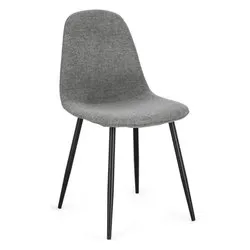 NEW IRELIA Sedia Nero e Grigio scuro