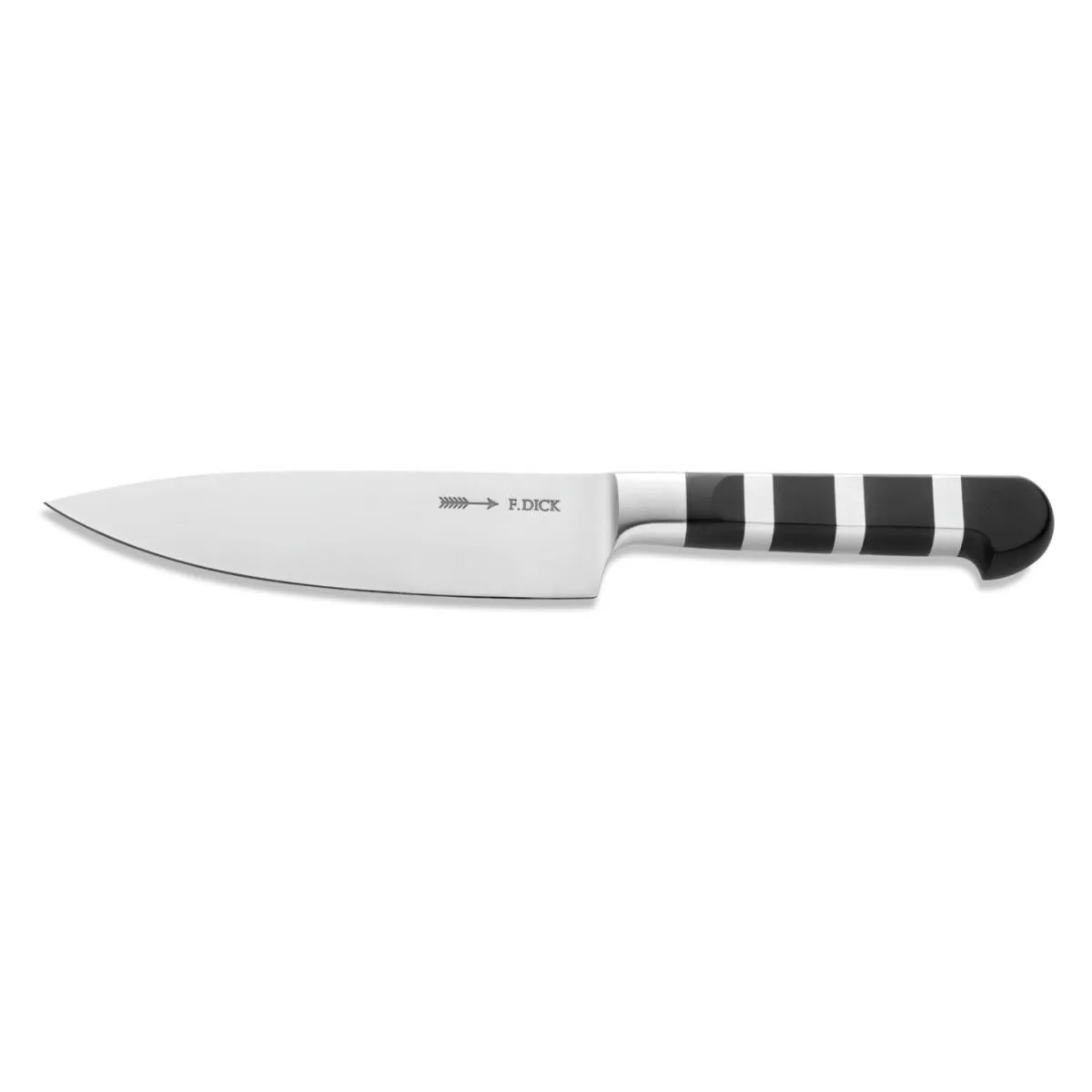 F. Dick Coltello da cuoco 1905 15 cm; lunghezza lama 15 cm, 28 cm (L); argento/nero