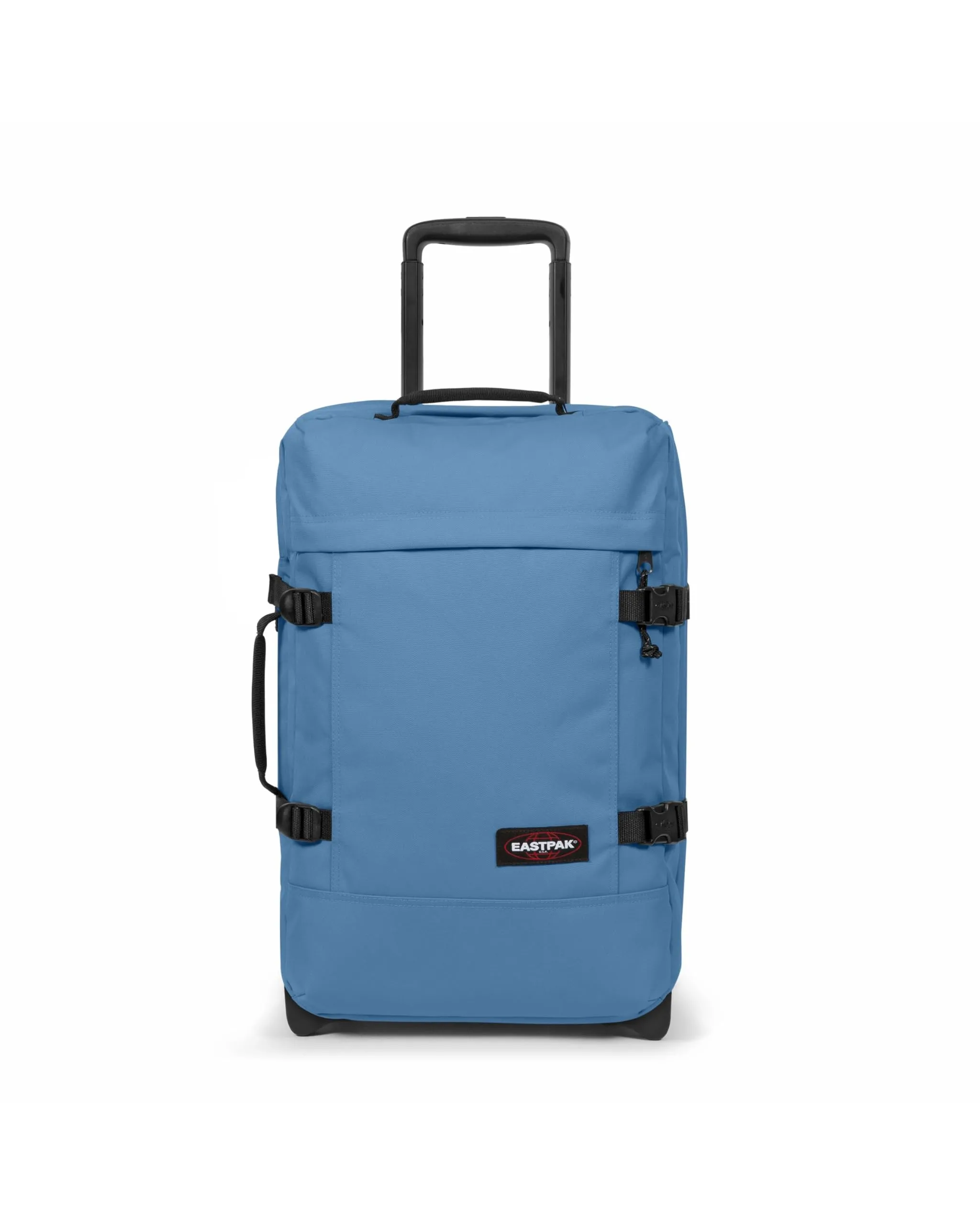 Eastpak Tranverz S Trolley Cabina 42L (51 x 32,5 x 24 cm), valigia bagaglio a mano con ruote, resistente e leggera, doppio scomparto, manico telescopico e TSA lock - AVIATOR BLUE