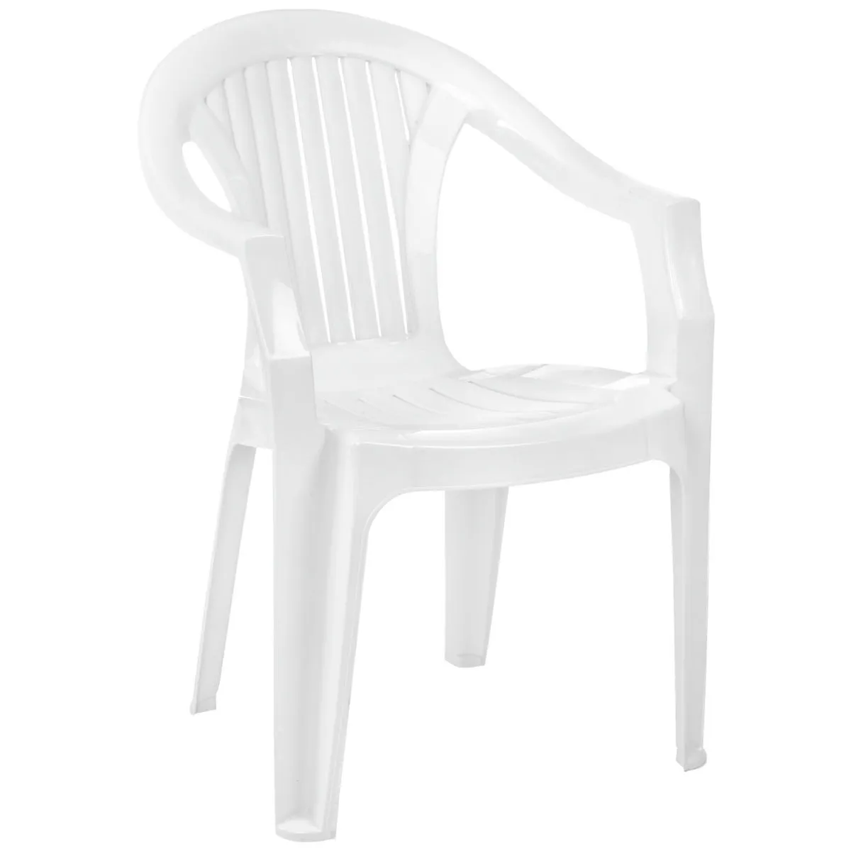 4x Siesta Sedia Lola; 56x40x78 cm (LxPxH); bianco; 4 pz. / Pacco