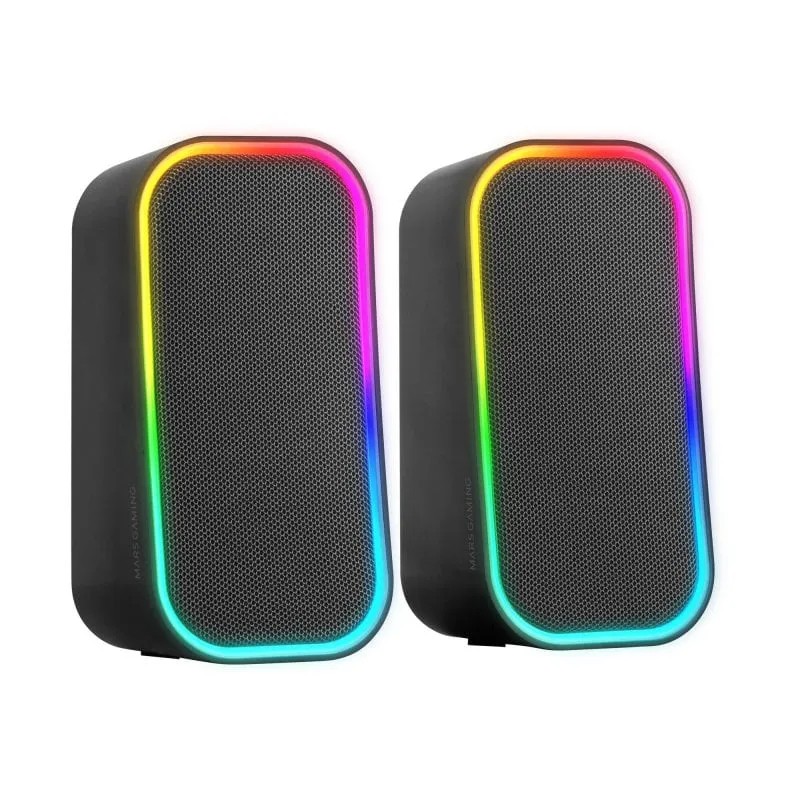 Altoparlanti da gioco Mars Gaming MS-OM RGB 20w Bluetooth 5.3 Box Controllo volume Nero