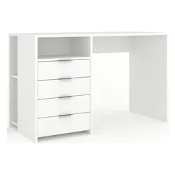 QUADRANTE 719k Scrivania Bianco neve (120cm) Mobile KIT