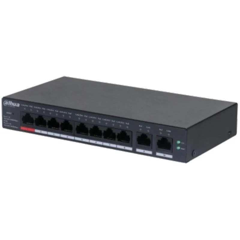 Switch Cloud Gigabit Dahua DH-CS4010-8GT-110 8 Porte PoE Nero