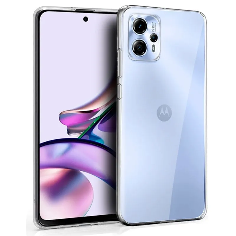 Fantastica custodia in silicone trasparente per Motorola Moto G13/G23