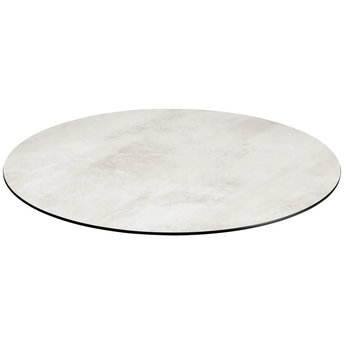 VEGA Piano per tavolo da esterno in HPL Lift rotondo; 80 cm (Ø); grigio pietra; rotonda