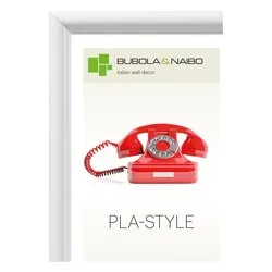Cornice plastica (21x29,7cm) BASIC PLA STYLE Bianco PLA01 BI MA4