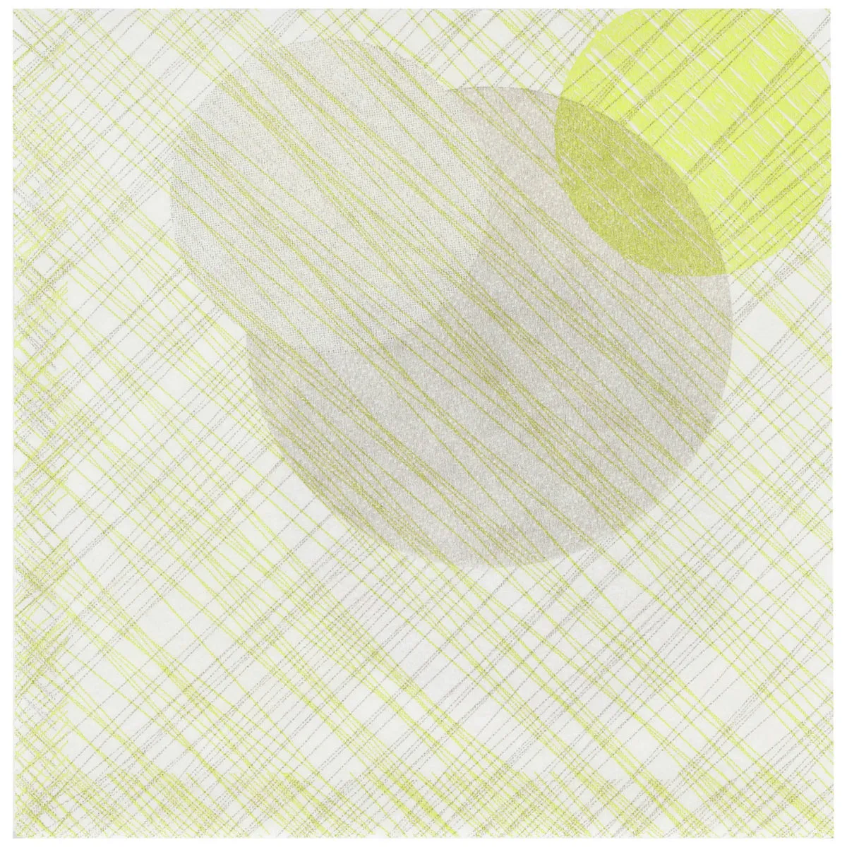 50x Ro.ial Tovaglioli Eclissi; 40x40 cm (LxL); verde; 50 pz. / Pacco
