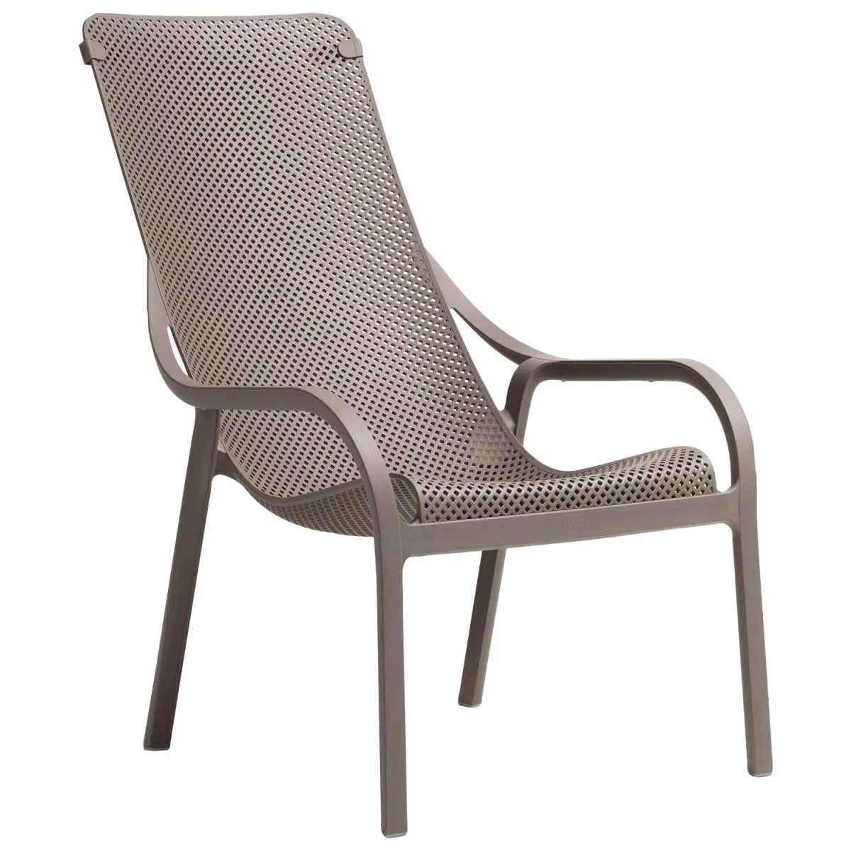 2x Nardi Poltrona Net Lounge; 90x61x99 cm (LxLxH); tortora; 2 pz. / Pacco