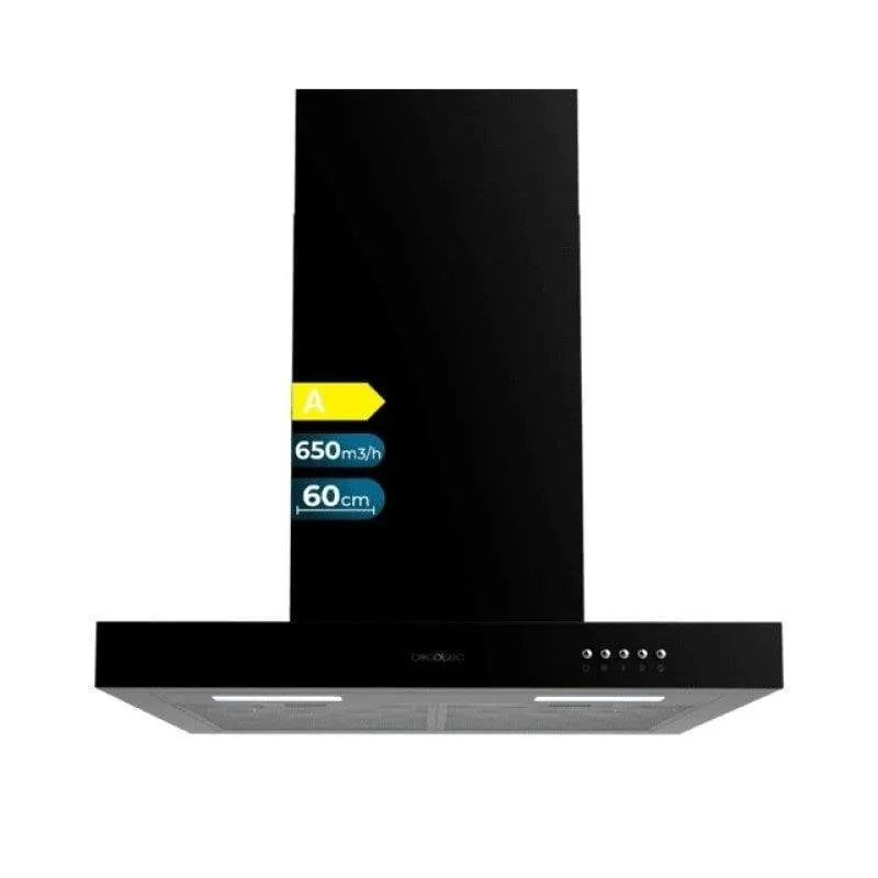 Campana extractora Cecotec Bolero Flux TM 606500 Filtraggio 60cm LED, filtro carbone