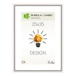 Cornice legno (25x35cm) DESIGN FRANK Bianco lucido 12 BI 10
