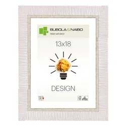 Cornice legno (13x18cm) DESIGN LELA Bianco 5810 01 04