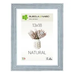 Cornice legno (13x18cm) NATURAL TOSCA Azzurro 6860 04 04