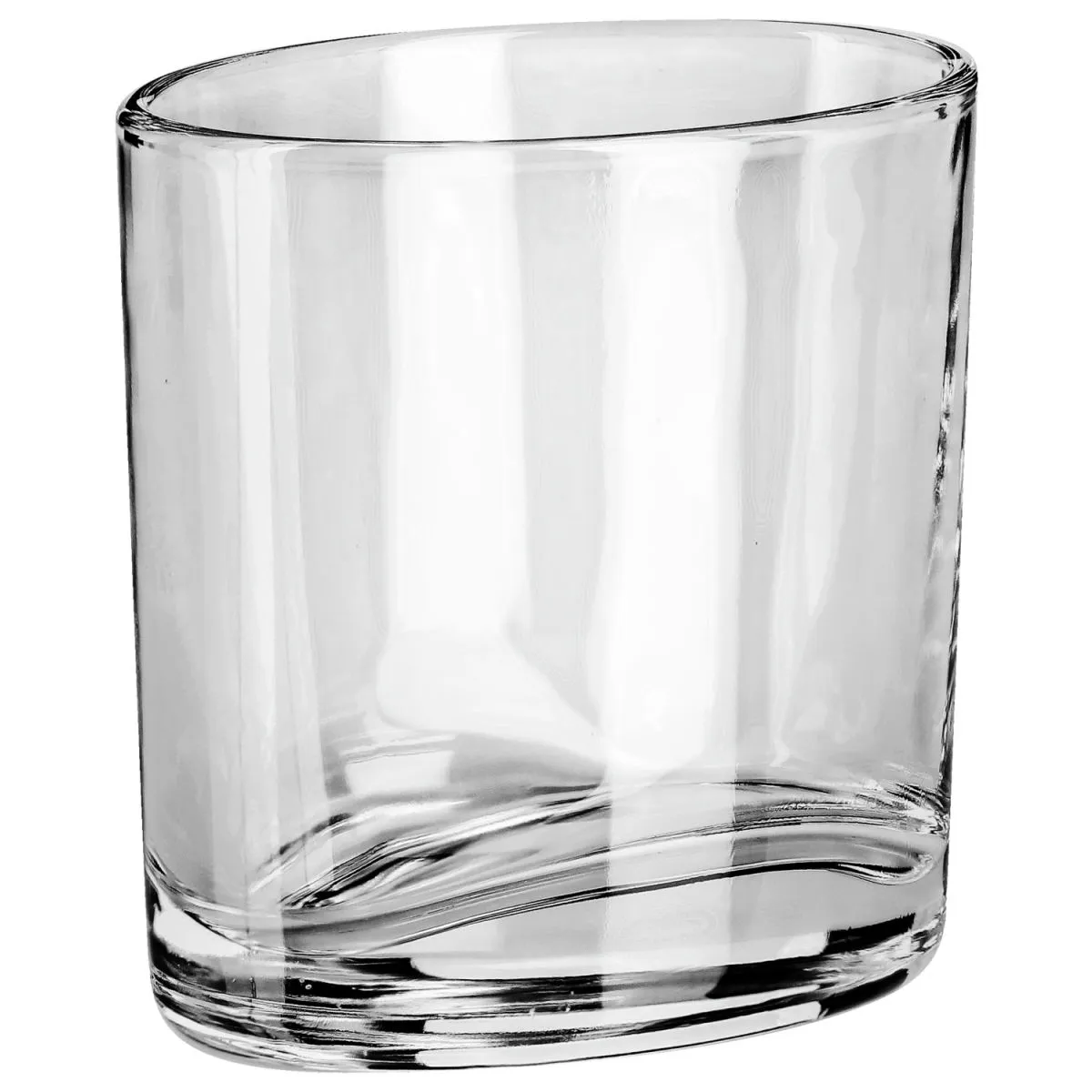 12x Borgonovo Bicchiere Whisky Oval; 90 ml, 6.5x6.5 cm (ØxH); trasparente; 12 pz. / Pacco