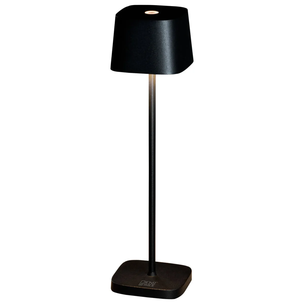 Konstsmide Lampada LED da tavolo Capri; 6.7x20 cm (ØxH); nero
