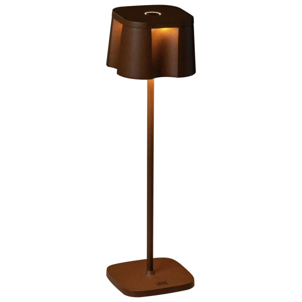 Konstsmide Lampada LED da tavolo Nice; 10x36 cm (ØxH); marrone ruggine