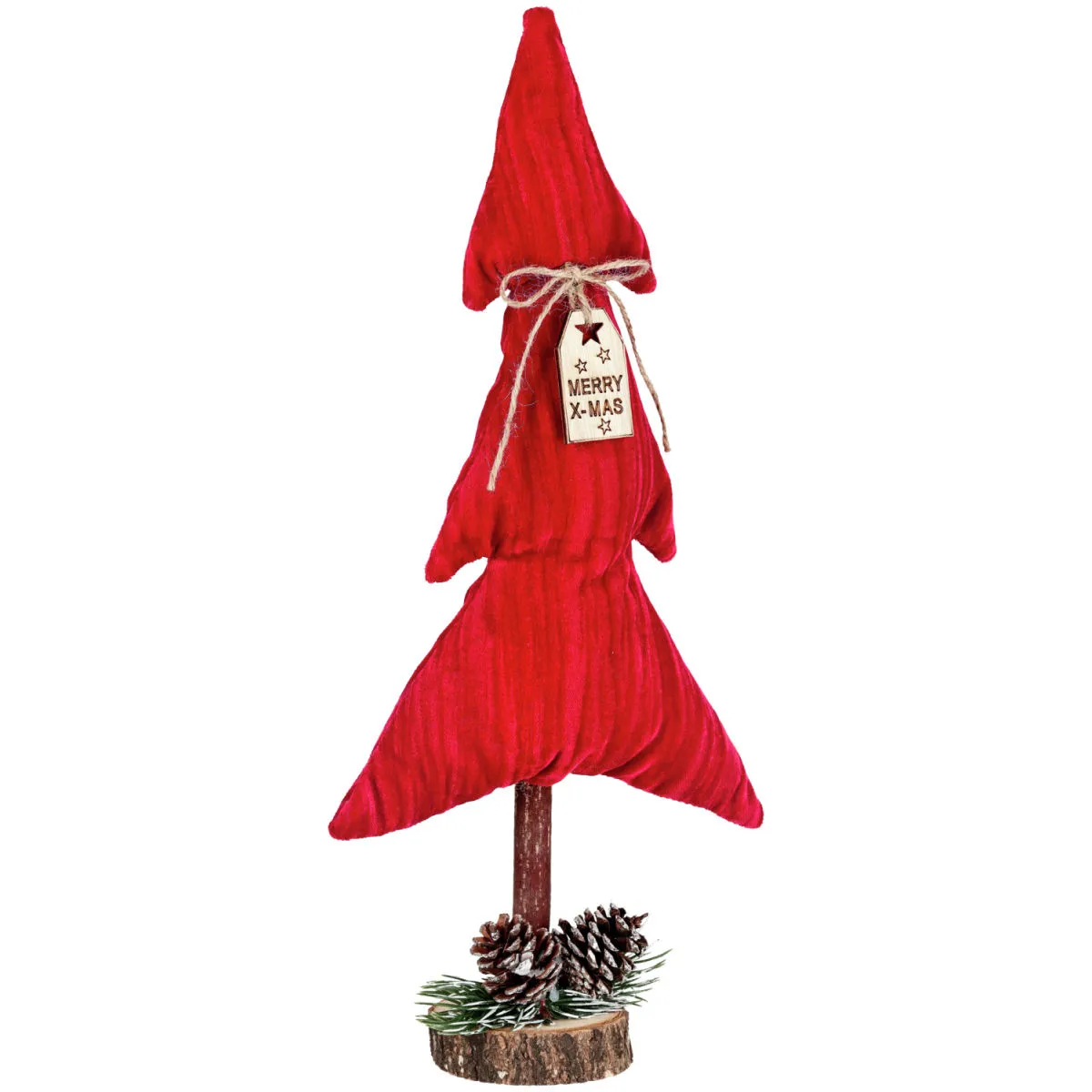 Albero decorativo Adea; 19x8x42 cm (LxLxH); rosso