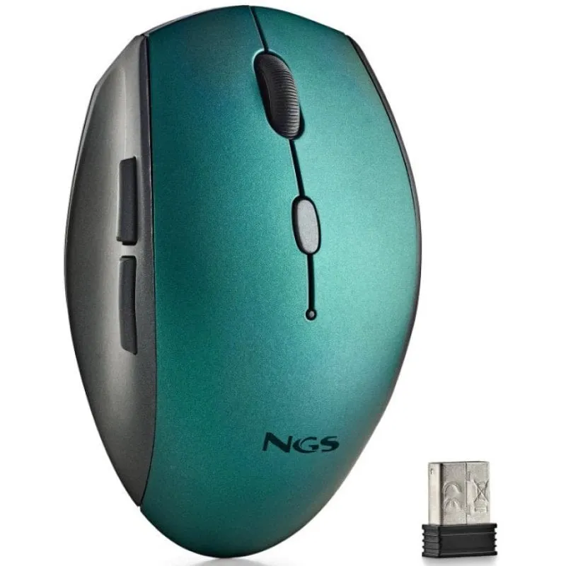 NGS BEE mouse Mano destra RF Wireless Ottico 1600 DPI Blu